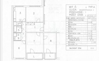 Obrovský /92m2 / 4 izbový 2 generačný byt na sidlisku Ťahano - 2