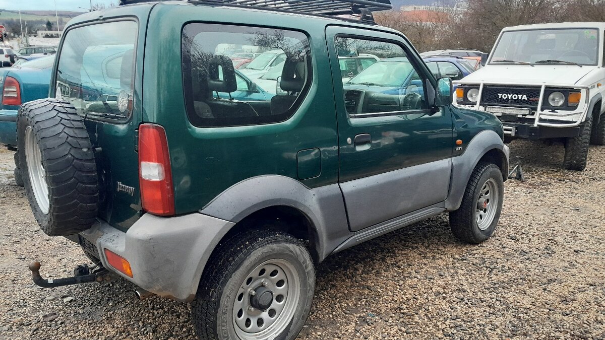 Suzuki Jimny 1.3 4x4+redukcia,zdvihnuty,rozšireny,2006