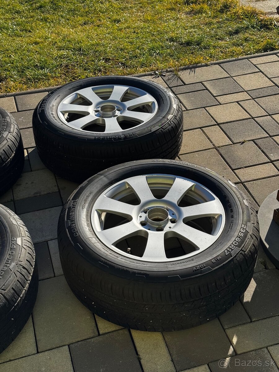 ALU disky 17” Continental 235/60 R17–Mercedes GLK