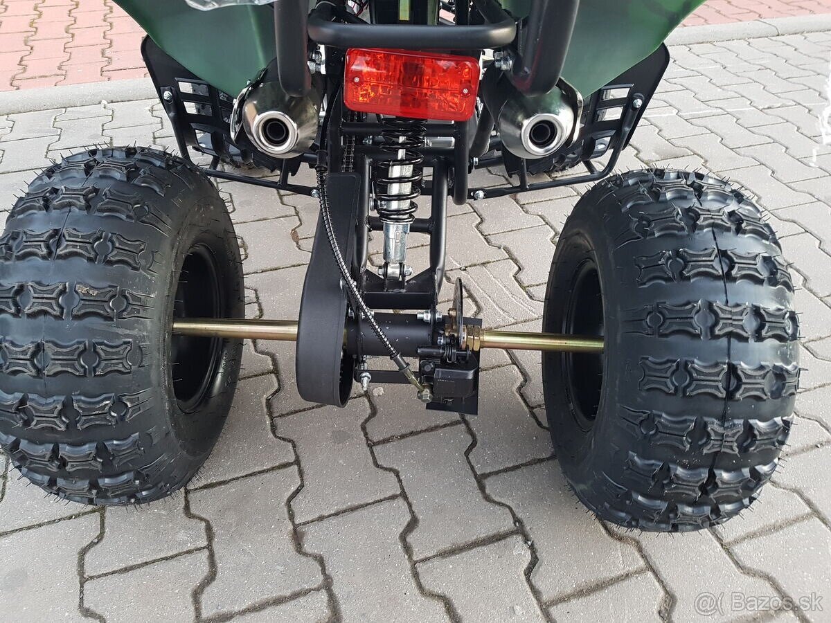 Dětská čtyřtaktní čtyřkolka ATV Warrior125ccm zel