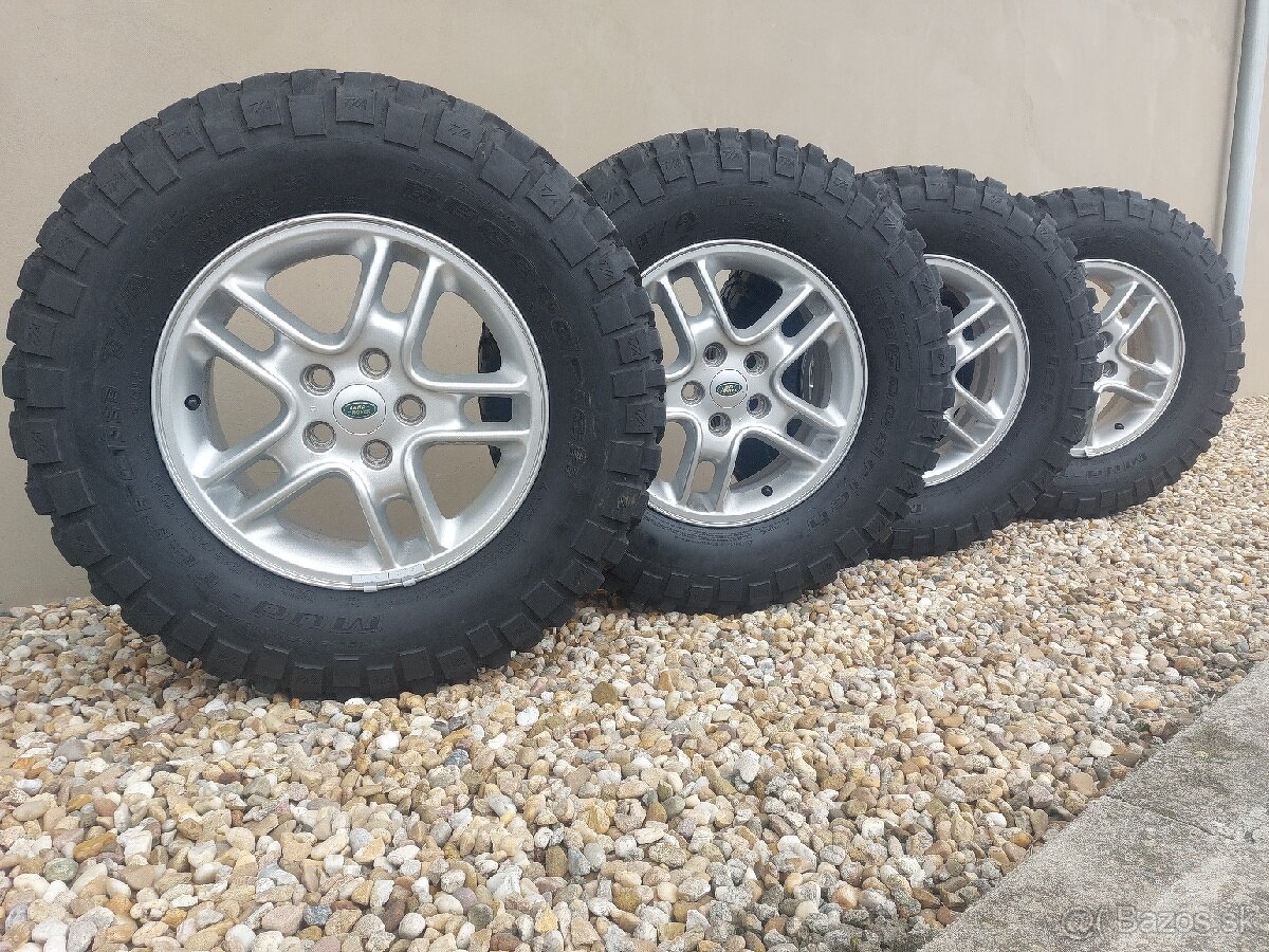 Kolesá Land Rover 7Jx17+ 265/70R17 T/A