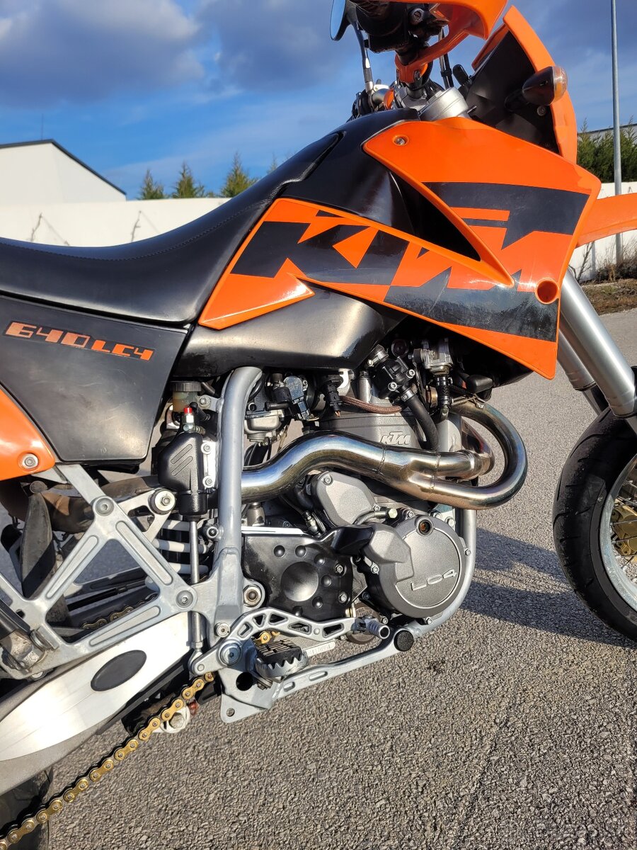 KTM 640 LC4 Supermoto, el. štartér