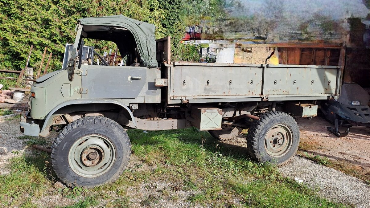 Predám mercedes Unimog 404 Cabrio- vojenský special