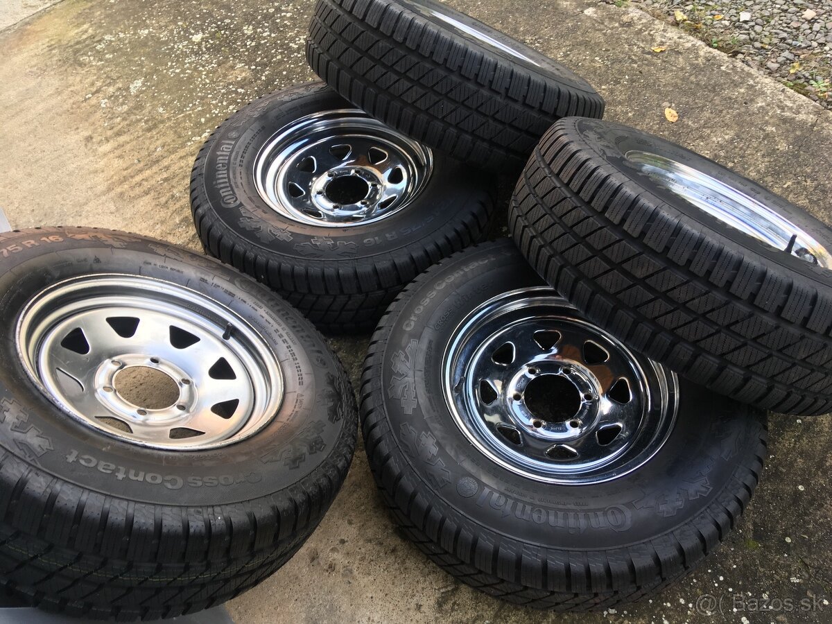 245/75r16 zimné pneu+disky continental