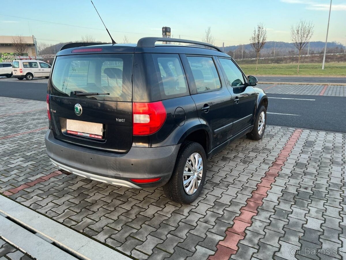 Škoda Yeti 2.0 TDi 103kw 4x4 koup. ČR