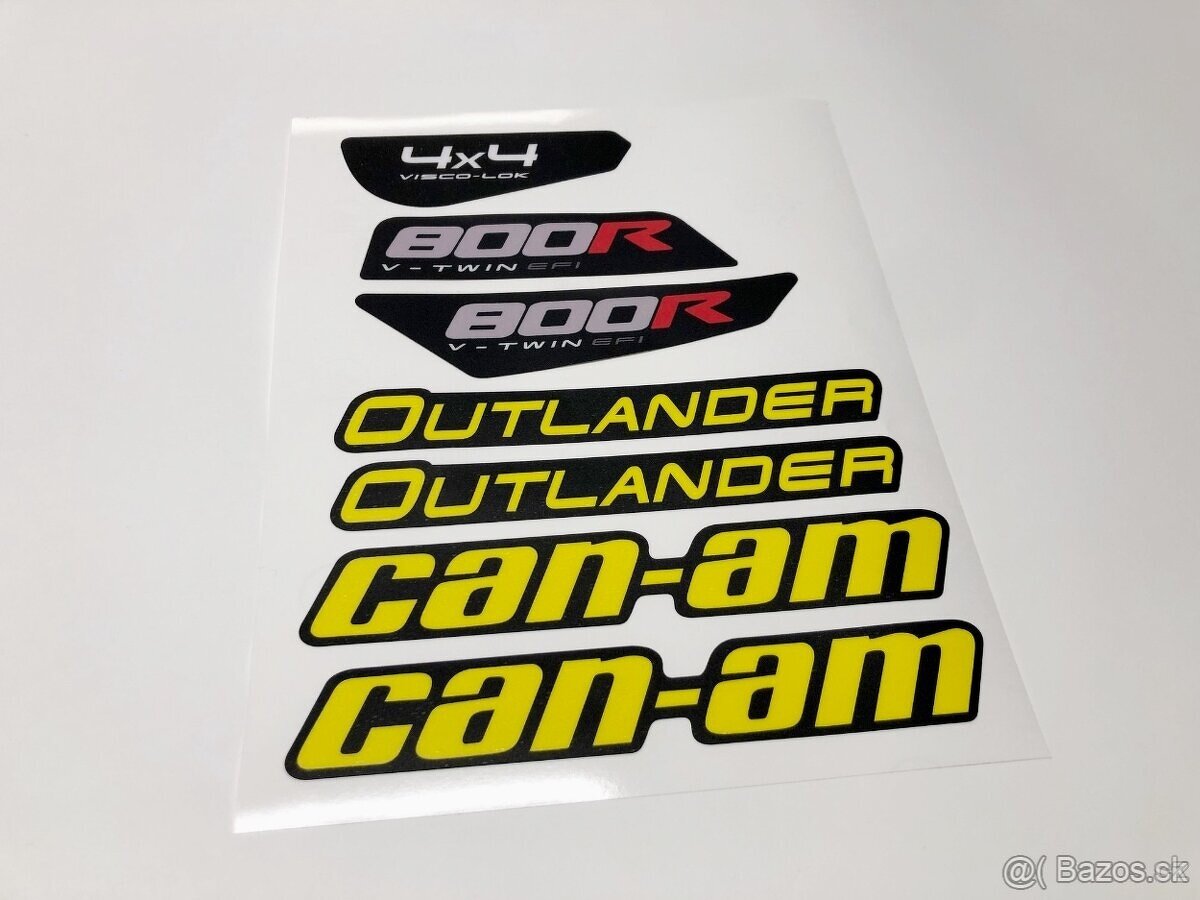 Samolepky Can-Am Outlander