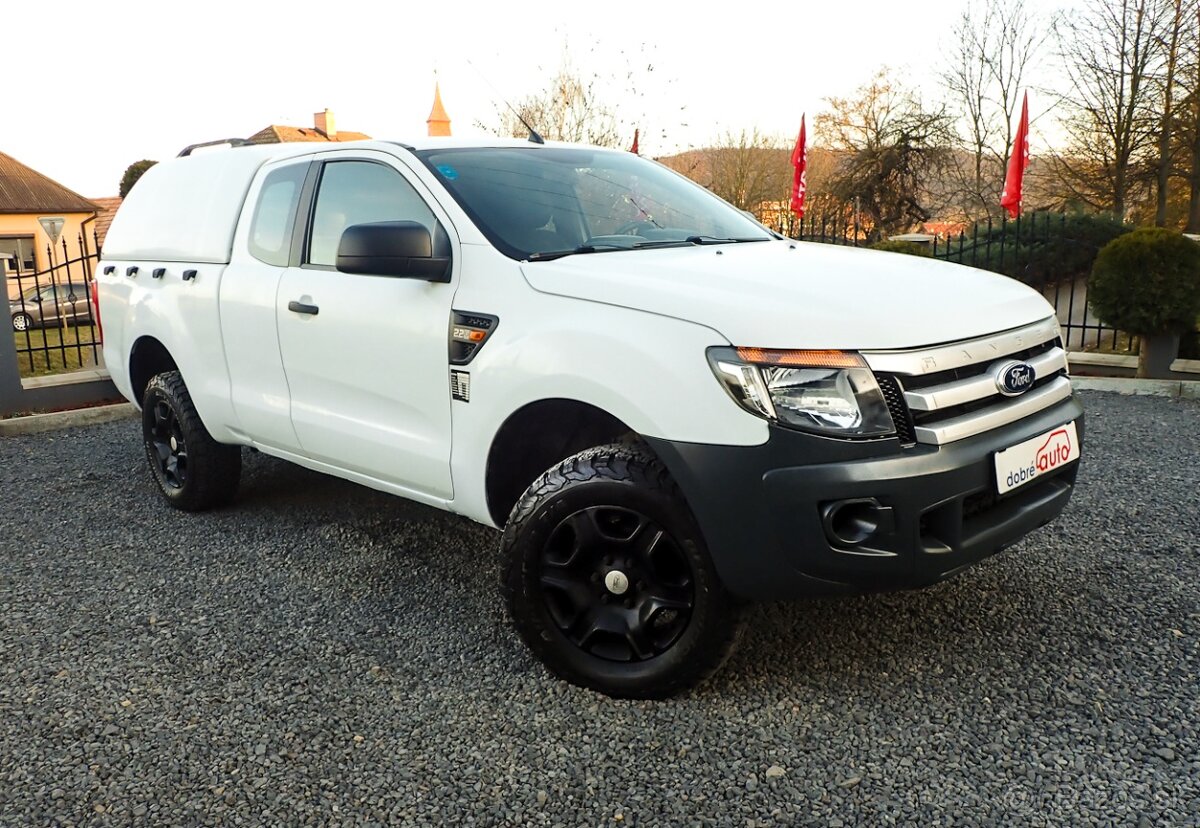 FORD RANGER 2.2 TDCi 4x4 - ŤAŽNE-VYHREV SED.-KLIMA-STK