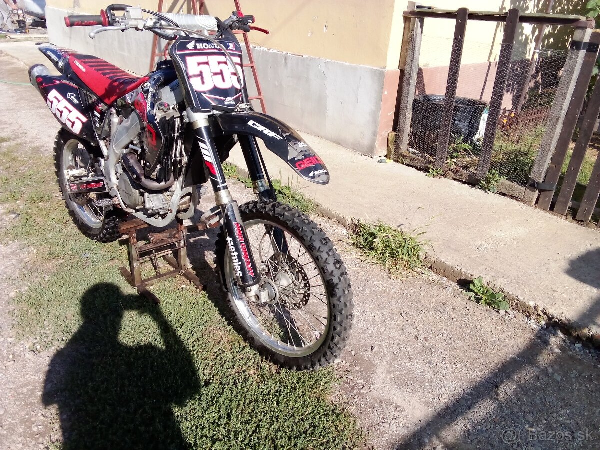 Predám Hondu crf 450 bez tp pojazna