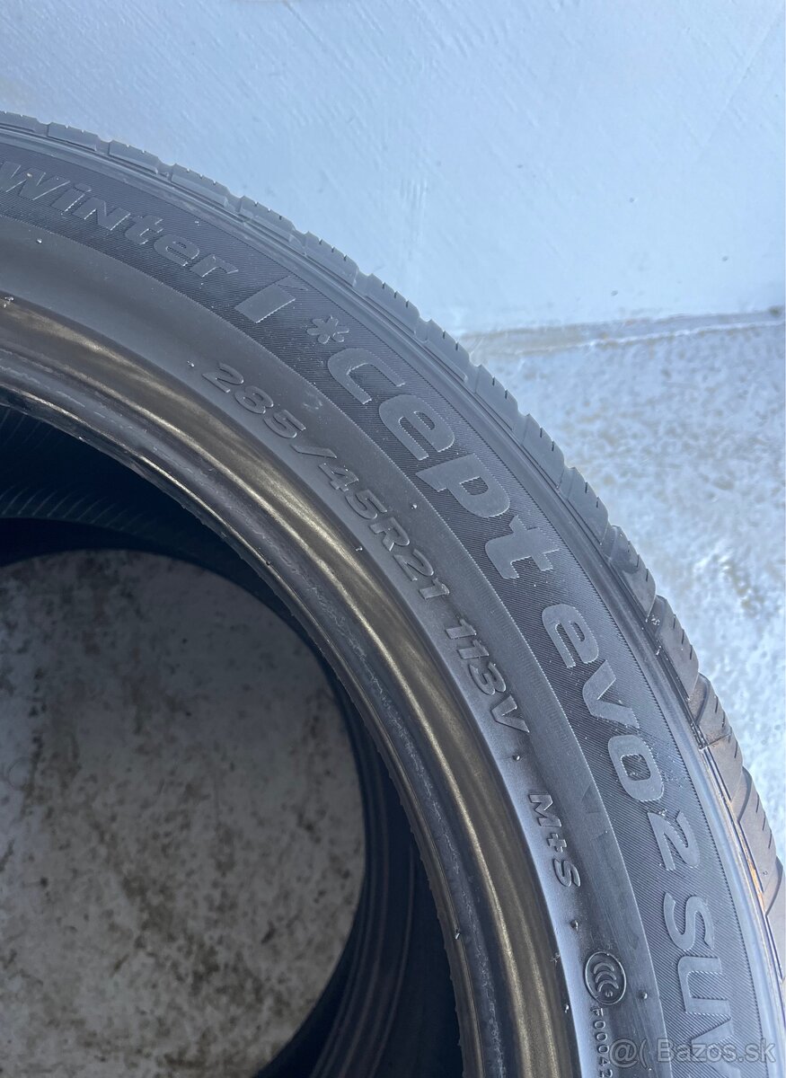 285/45 R21 Zimne Hankook 4ks Audi