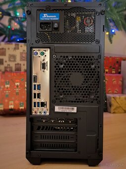 Mini tower herný PC - AMD Ryzen 5 5600X, RADEON RX 6600 XT - 3