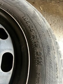 195/65 R15 Letne + 5x100mm R15 plechove disky - 3