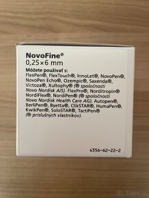 Novofine inzulinove ihly 0.25x6 (31g) - 3