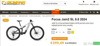 Elektrobicykel Focus JAM² SL 8.8  2024.  Možná aj výmena. . - 3