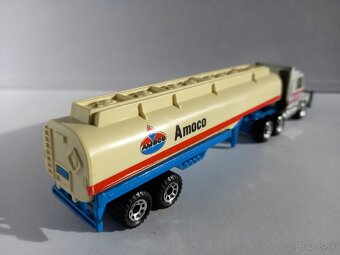 MATCHBOX CONVOY - SCANIA T142 PETROL TANKER AMOCO-POZRI FOTO - 3