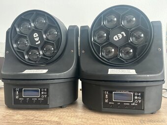 2x Mini led beam wash moving head - 3