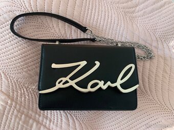 Karl Lagerfeld crossbody čierna kabelka - 3