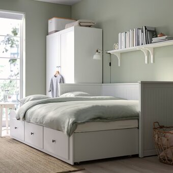 Predám rozťahovaciu posteľ ikea hemnes s úložným priestorom - 3