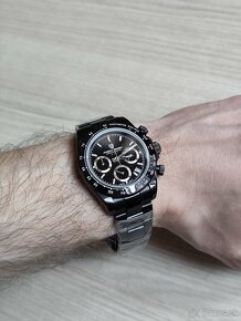 Luxusné hodinky - Pagani Design Black Silver 2 typy náramkov - 3