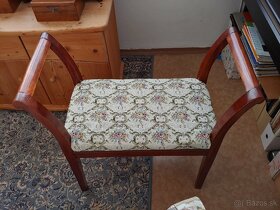 Starožitná stolička / kreslo - tzv. markýza - 3