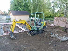 Yanmar B 15-3 minibager vaha 1500kg, - 3