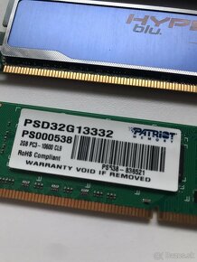 4x DDR3 2GB RAM spolu 8gb ram - 3