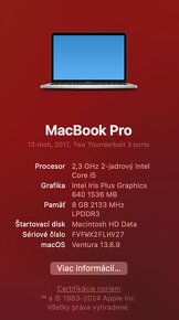 MacBook Pro 13" 2017 8GB / 128GB - 3