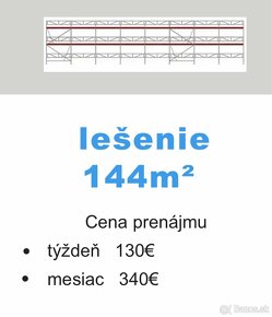 Prenájom lešenia, lešenie - 3