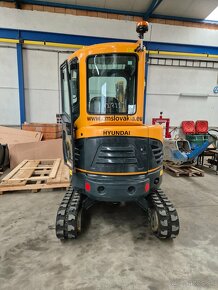 Minibager powertilt 2,5 tony Hyundai R25Z-9AK 2023 289 hodín - 3