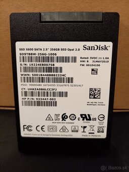 256GB SSD Sandisk X600 2,5" SATA - 3