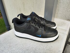 NIKE AIR FORCE 1 Low - Black & White & Blue vel. 42.5 EUR - 3