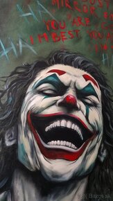 Olejomaľba "Joker" 100×80 - 3