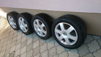 16'' disky originál Škoda s pneu 205/55 - 3