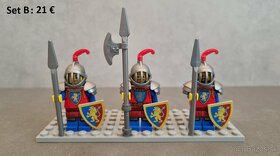 LEGO LIONS KNIGHT minifigúrky, vojsko, kone - 3