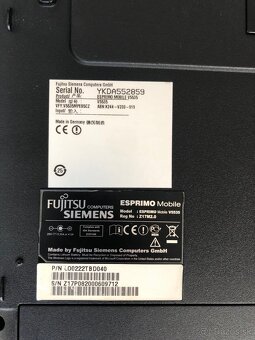 STARŠÍ NOTEBOOK FUJITSU SIEMENS COMPUTERS - 3