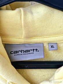 Carhartt unisex mikina s kapucňou- žltá - 3