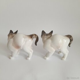 Starožtné porcelánové figurky koček - Rosenthal - Německo - 3