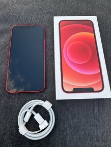 Apple Iphone 12, Red, 128GB, top stav - 3