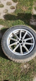 Bmw audi Volkswagen alu R17 disky s pneu 225/55 zimne - 3