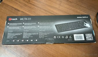 Bezdrôtová klávesnica s touchpadom C-TECH WLTK-01 - 3