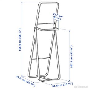 Stojace zrkadlo IKORNNES (IKEA) - 3