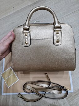 Michael Kors zlata pale gold stredne velka kabelka - 3