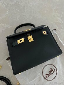 Hermes kelly mini čierna kabelka - 3