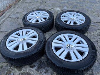 Hliníkové Disky Volkswagen 5x112 Letné Pneu 215/55 r16 - 3