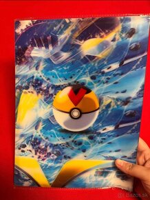 Pokémon album Pikachu A4 holografický 3D + 20 kartičiek - 3