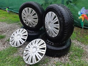 Predám Plechové disky na Zimných Pneu 195/65R15 5x112 - 3