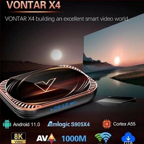 Android 11 TV Box, Vontar X4, S905X4, 4/32 GB - 3