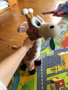 Veľká plyšová hračka žirafa - 3