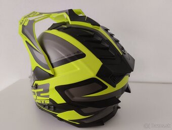 Enduro prilba LS2 Explorer Alter čierno-sivo-fluoresce - 3