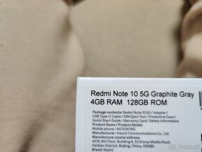 Xiaomi Redmi Note 10 - 5G.  4gb/128gb.  Graphite Gray. - 3