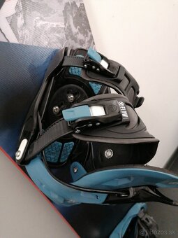 Snowboardové viazanie Flow Alpha Black/blue veľkos - 3